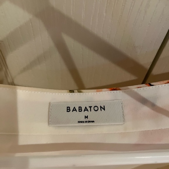 Babaton Off Shoulder Cream Floral Blouse - Picture 5 of 5